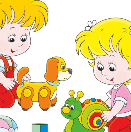 Дети играют на прозрачном фоне