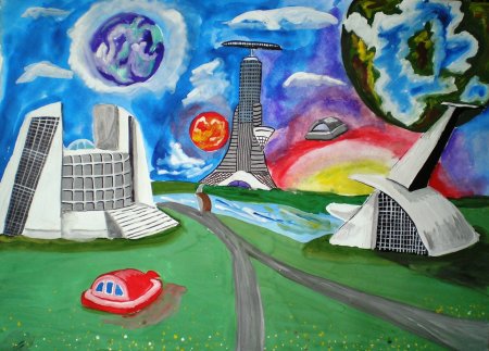 Рисунок на тему будущее