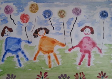 Детские рисунки дошкольников