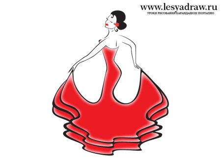 Кармен рисунок карандашом