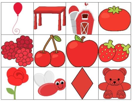 Изучаем красный цвет