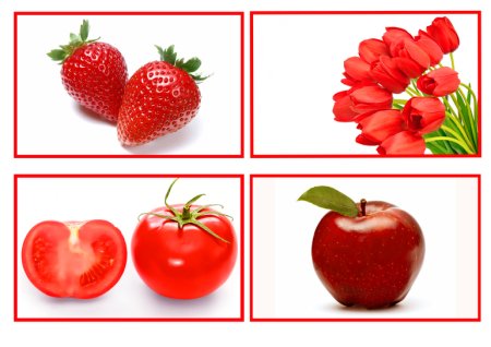 Красный цвет для детей