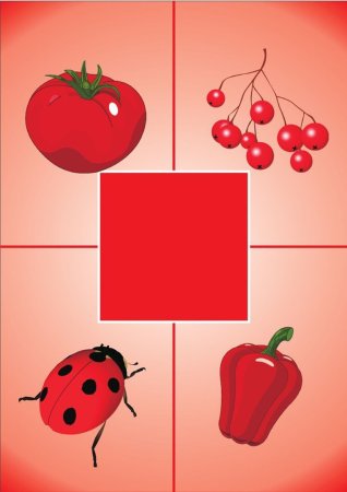 Карточки для изучения цветов