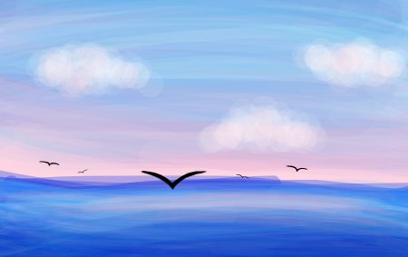 Нарисовать море