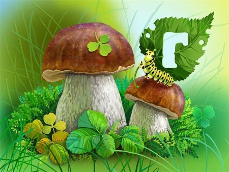 Шишкин мухоморы картина