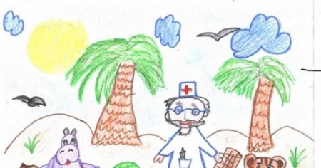 Произведения Чуковского рисунки Айболит