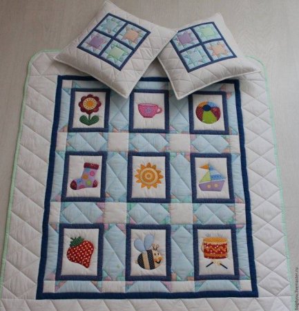 Лоскутное синтепоновое одеяло