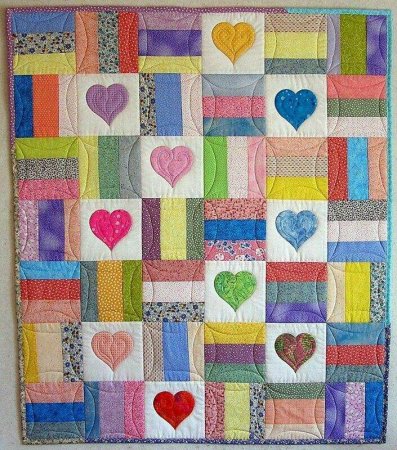 Рисование лоскутное одеяло