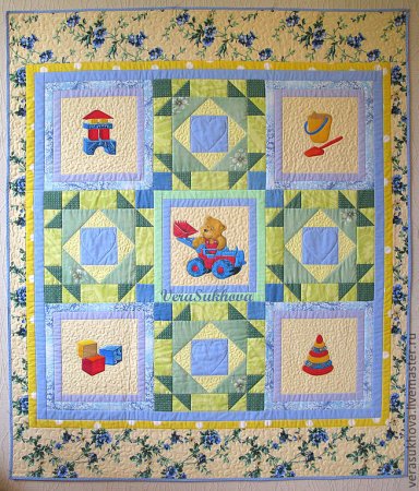 Детские одеяла пэчворк