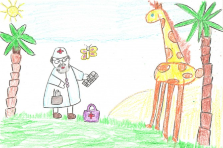 Чуковский доктор Айболит рисунки детские