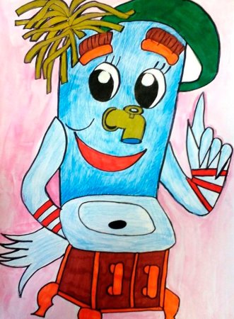 Айболит Корнея Чуковского рисунки детские