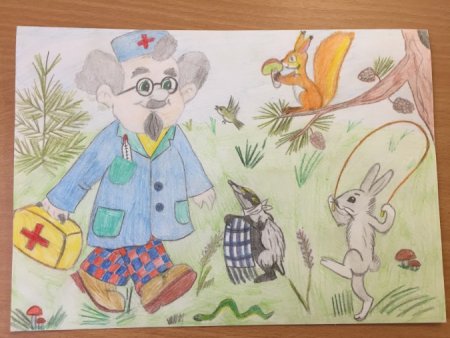 Рисунки по произведениям Чуковского