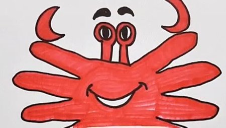 Рисование для детей обвести руку