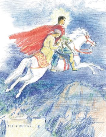 Иллюстрация к сказке Лермонтова Ашик Кериб