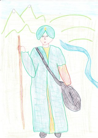 Ашик Кериб рисунок