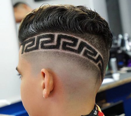 Стрижки для мальчиков с узорами