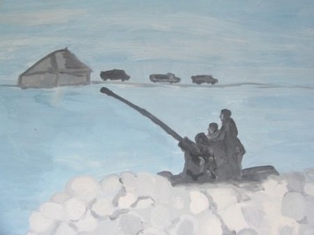 Рисование с детьми на тему прорыв блокады