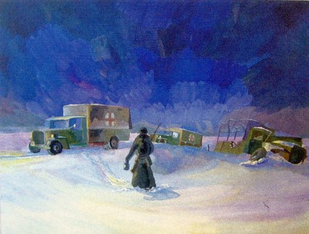 Картина блокада Ленинграда дорога жизни