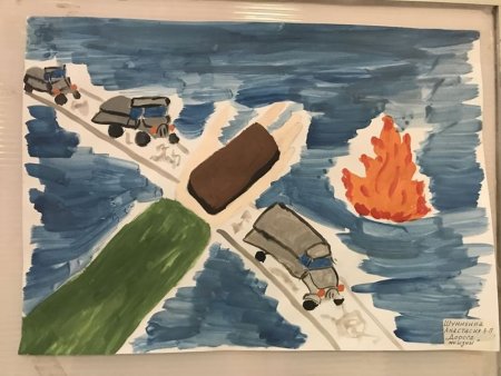 Дорога жизни рисунки детей