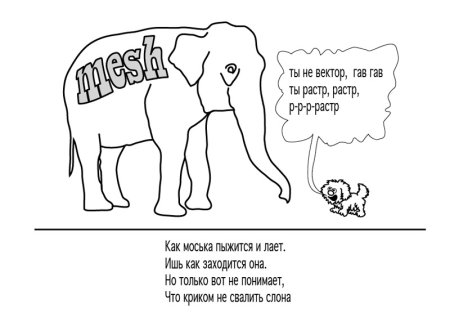 Слон и Жираф раскраска