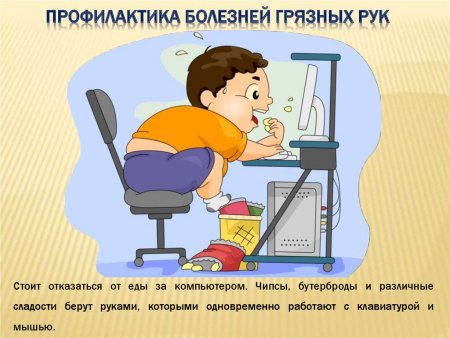 Вредные привычки за компьютером