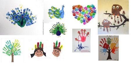 Нетрадиционное рисование птицы