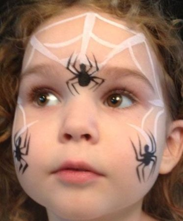 Аквагрим паучки для детей