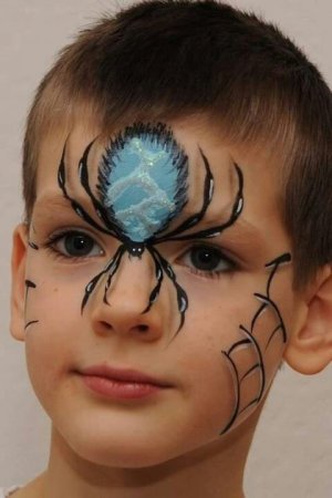 Аквагрим паук