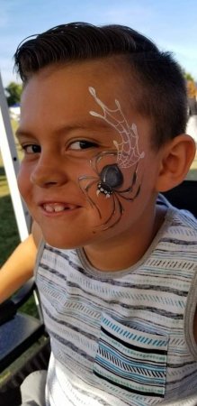 Аквагрим для детей паук