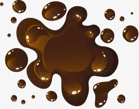 Коричневая Клякса