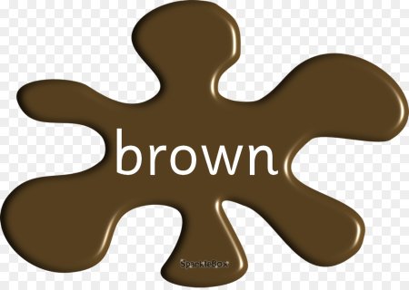 Коричневая Клякса