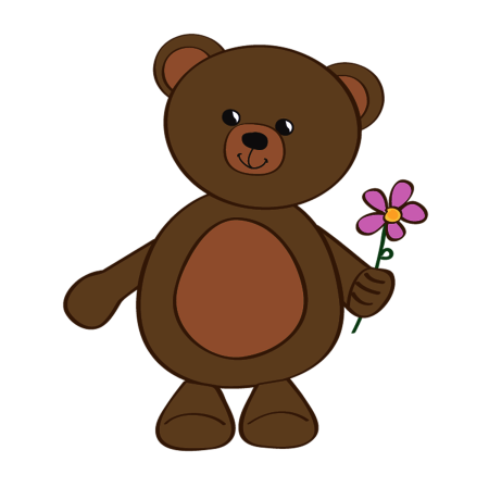 Медвежонок мультяшный