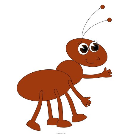 Муравей рисунок для детей