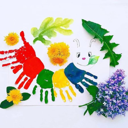 Рисование ладошками для детей