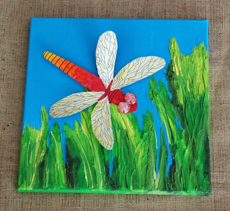 Стрекоза поделка для детей