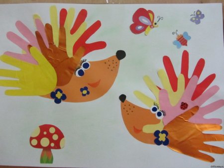 Веселые ладошки рисование