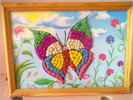 Пластилинография бабочка