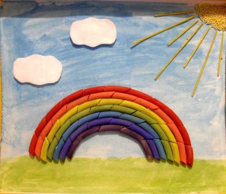 Поделка Радуга для детей