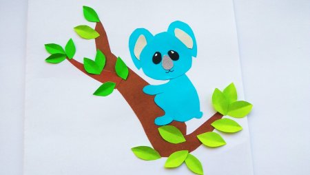 Аппликация из бумаги