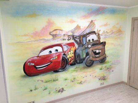 Роспись стен для мальчика