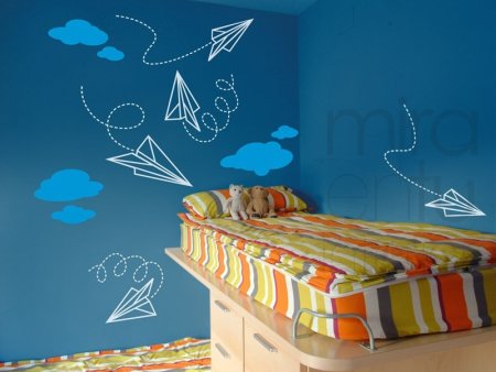 Роспись стен в детской для мальчика