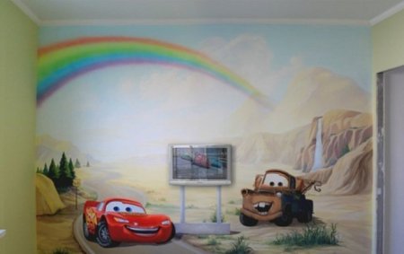 Роспись стен для мальчика