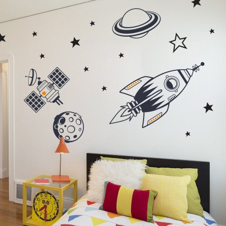 Роспись стен для мальчика