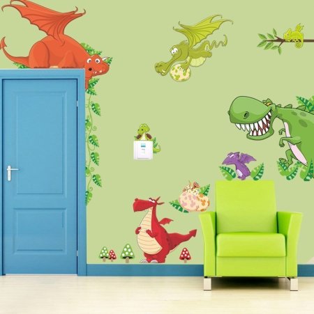 Наклейки на стену морская тематика