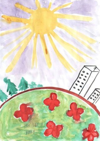 Детские рисунки на тему моя Родина