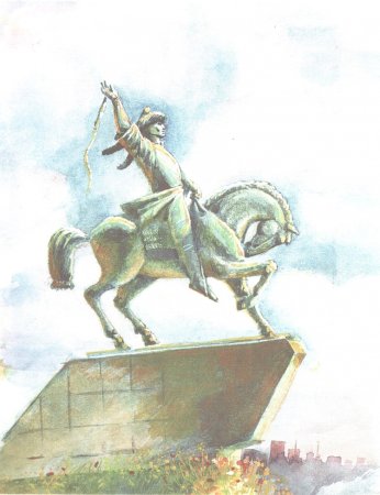 Памятник Салавату Юлаеву рисунок детский