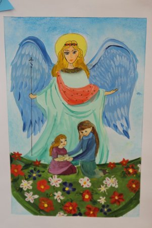 Рисунок на тему мама мой ангел