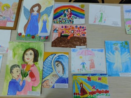 Рисунок мамочка мой ангел 3 года