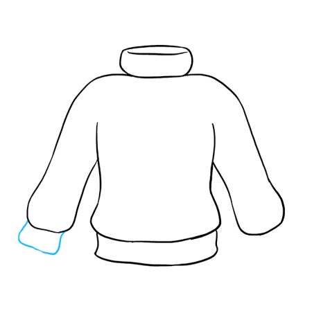 Свитер раскраска для детей