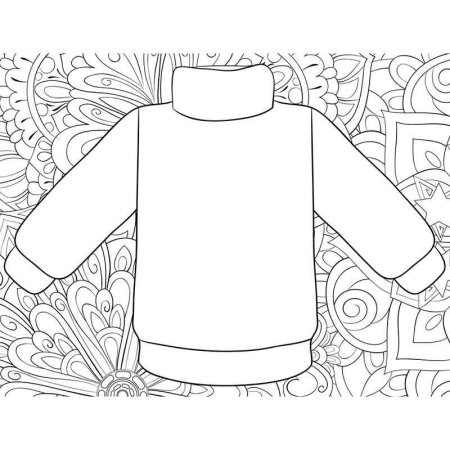 Свитер шаблон